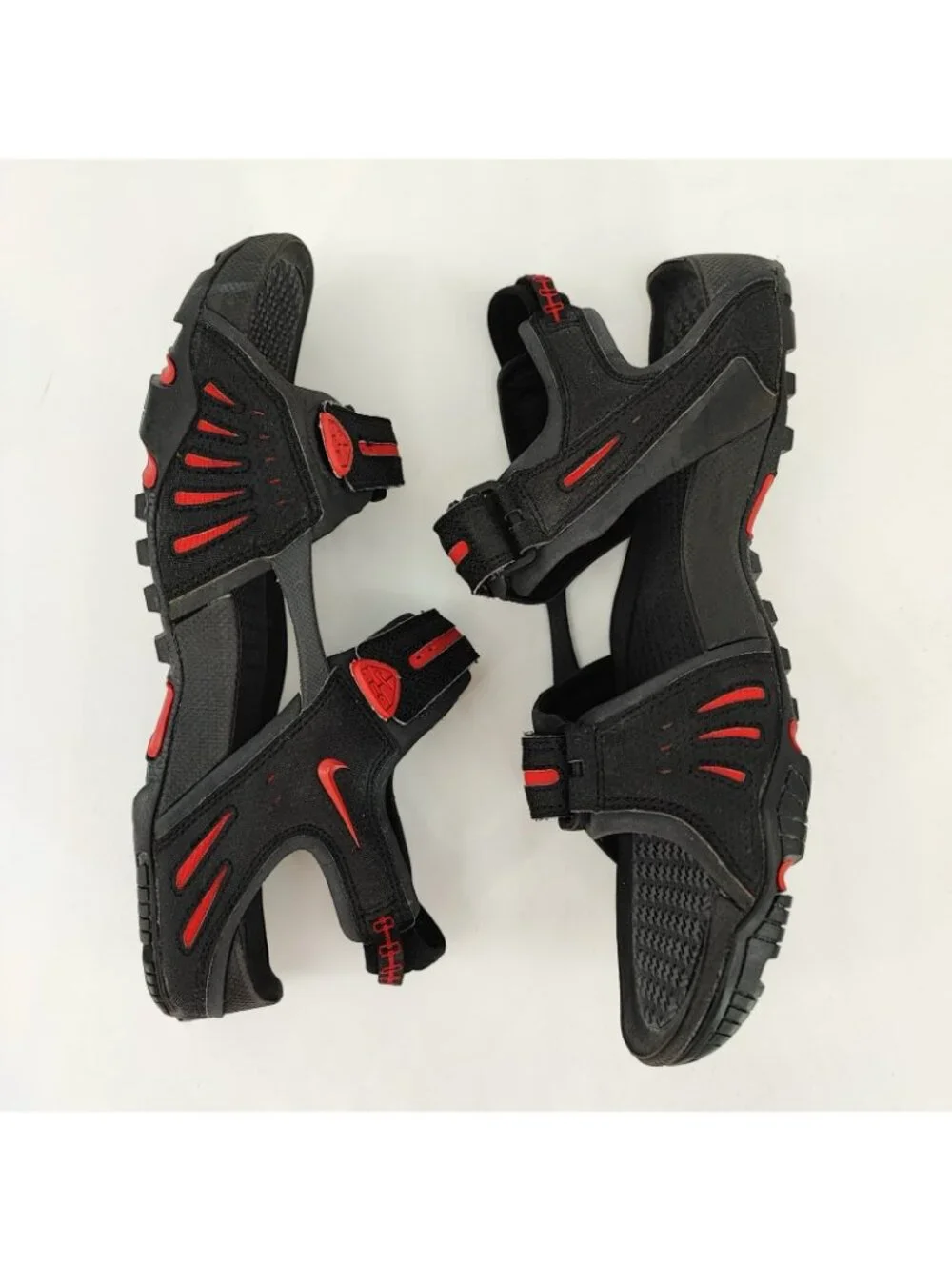 Nike ACG Santiam 4 Men's Size 9US Sandals Synthetic Black Red Strappy 312839-001_6